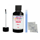 Paint Suitable For Volvo 960 Black Code 019, 19 Touch Up 1996-1997