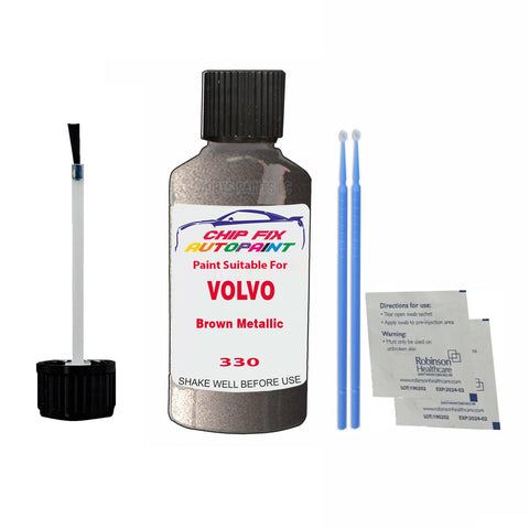 Paint Suitable For Volvo 940 / 960 Brown Metallic Code 330 Touch Up 1996-1997