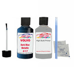 Anti Rust Primer Undercoat Volvo 244 / 245 Nautic Blue Pearl Code 417 Touch Up 1993-1993