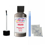 Paint Suitable For Volvo XC70 Hurricane Gray Metallic/Hurricane Gray Pearl Code 472 Touch Up 2007-2010