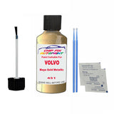 Paint Suitable For Volvo V40 Maya Gold Metallic Code 451 Touch Up 2003-2003