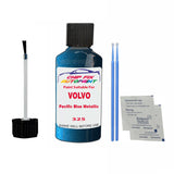 Paint Suitable For Volvo V40 Pacific Blue Metallic Code 325 Touch Up 1997-2000