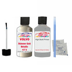 Anti Rust Primer Undercoat Volvo S80 Shimmer Gold Metallic Code 473 Touch Up 2007-2009