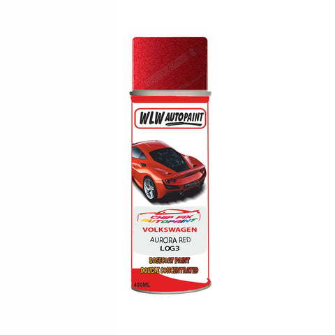 Vw Aurora Red Chroma Code:(L0G3) Car Aerosol Spray Paint