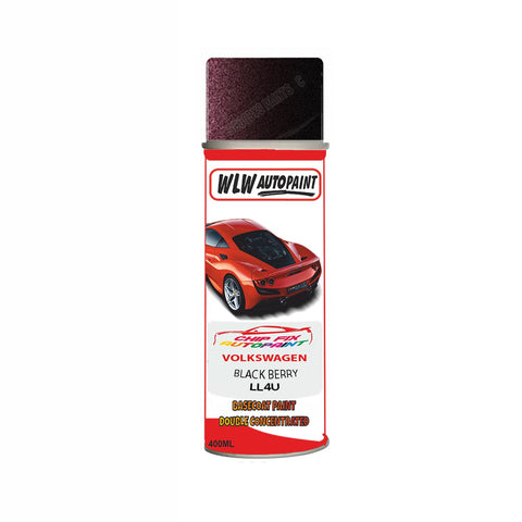 Paint For Vw Touran Black Berry LL4U 2010-2018 Purple Aerosol Spray Paint