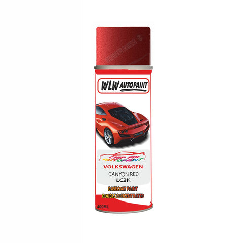 Paint For Vw Beetle Canyon Red LC3K 1997-2001 Red Aerosol Spray Paint