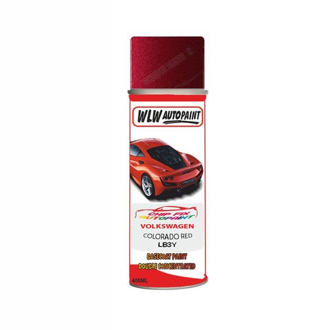 Paint For Vw Touareg Colorado Red LB3Y 1996-2007 Red Aerosol Spray Paint