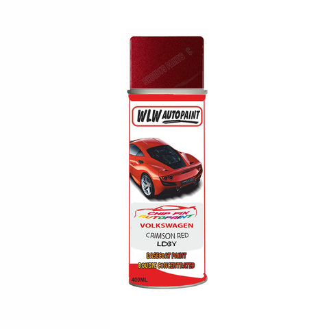 Vw Crimson Red Code:(Ld3Y) Car Aerosol Spray Paint