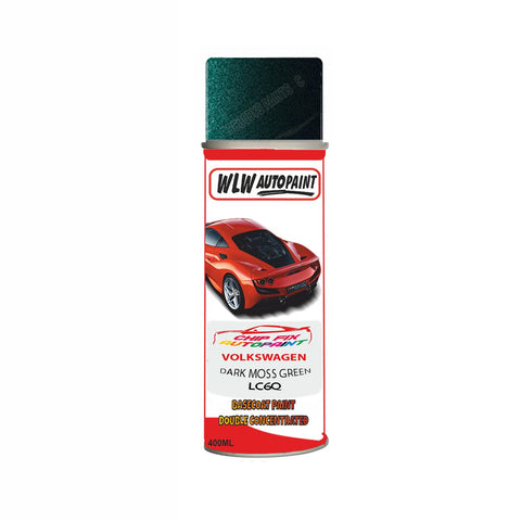 Paint For Vw Golf Cabrio Dark Moss Green LC6Q 2014-2019 Green Aerosol Spray Paint