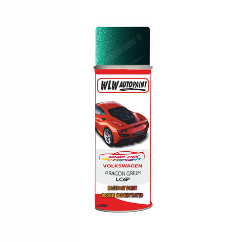 Paint For Vw Caravelle Dragon Green LC6P 1993-2003 Green Aerosol Spray Paint