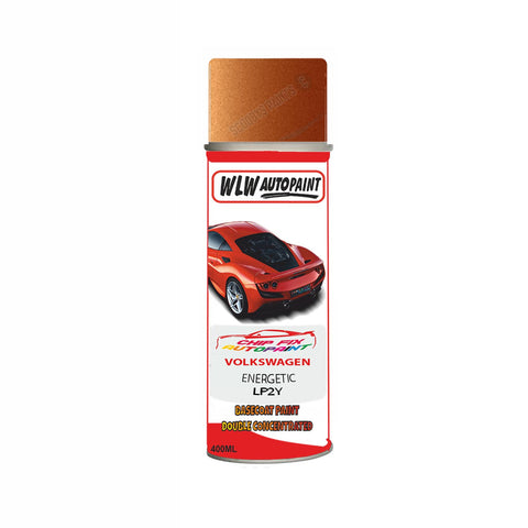 Paint For Vw Polo Energetic Orange LP2Y 2017-2021 Orange Aerosol Spray Paint