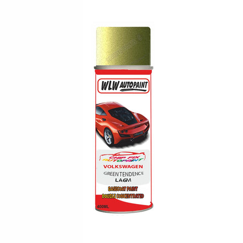 Paint For Vw Polo Green Tendence LA6M 1998-2002 Green Aerosol Spray Paint