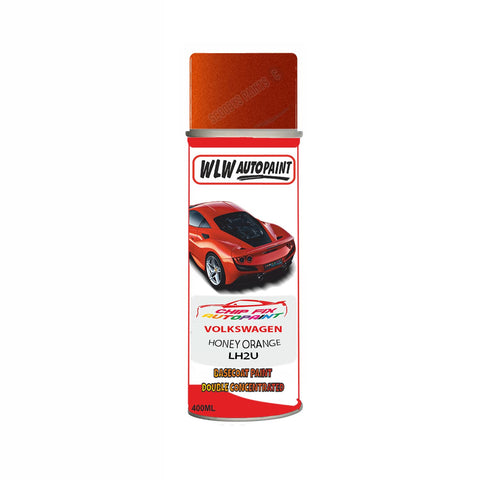 Paint For Vw Golf Cabrio Honey Orange LH2U 2012-2021 Orange Aerosol Spray Paint