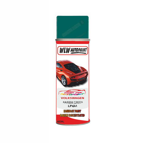 Paint For Vw Polo Karibik Green LP6M 1990-1998 Green Aerosol Spray Paint