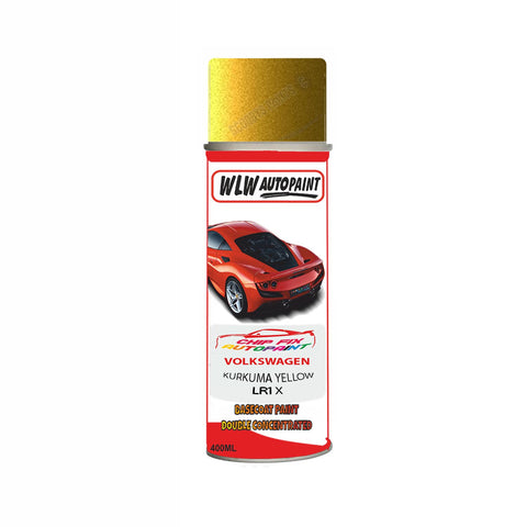 Paint For Vw Golf Kurkuma Yellow LR1X 2016-2021 Yellow Aerosol Spray Paint