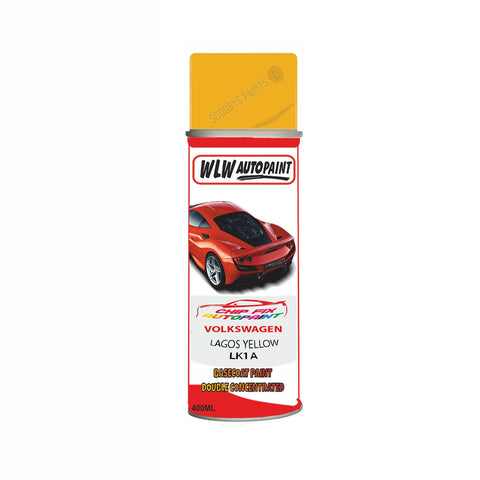 Paint For Vw Golf Lagos Yellow LK1A 1980-1983 Yellow Aerosol Spray Paint