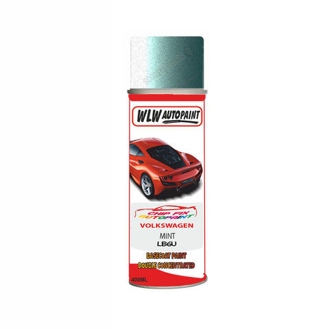 Paint For Vw Polo Mint LB6U 1991-2003 Green Aerosol Spray Paint