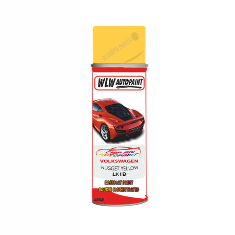 Paint For Vw Corrado Nugget Yellow LK1B 1982-1991 Orange Aerosol Spray Paint