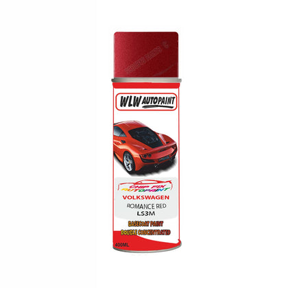 Paint For Vw Arteon Romance Red LS3M 2015-2020 Red Aerosol Spray Paint