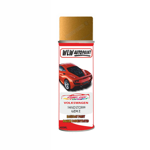 Vw Sandstorm Yellow Code:(Ld1Z) Car Aerosol Spray Paint