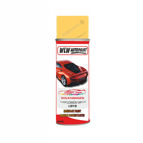 Paint For Vw Polo Sunflower/Saturn Yellow LB1B 2002-2016 Yellow Aerosol Spray Paint