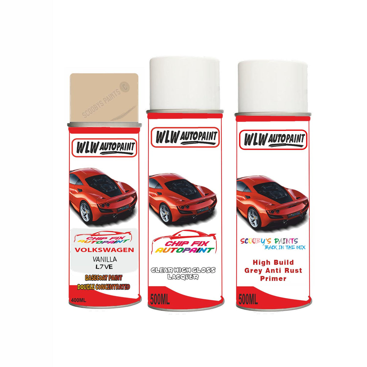 Volkswagen VANILLA Code L7VE Aerosol Spray Paint Scratch/Repair – Car ...