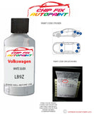 genuine Vw Vw Golf Gti White Silver LB9Z 2016-2022 Silver/Grey Perfect match pen brush